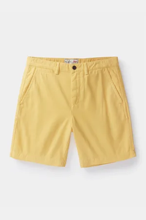 Aubin Yellow Stamford 100% Cotton Chino Shorts32r