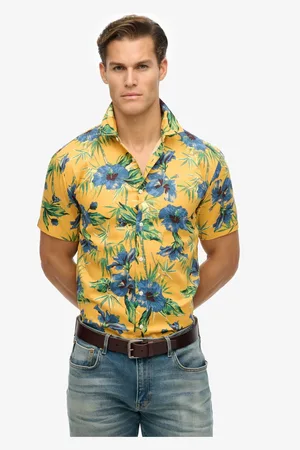 Superdry Hawaiian Print ShirtLarge