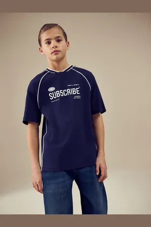 Next 100% katoenen Sub5cribe sport-T-shirt met korte mouwen (3-16jaar)8 Jaar (128 cm)