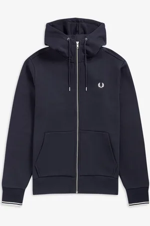 Fred Perry Hoodie met ritssluitingS