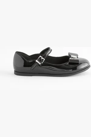 Ted Baker Zwarte lakleren Mary Jane-schoenen met strik voor meisjesEU 24 (UK 7)