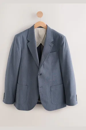 Next Slim Fit Seersucker Stripe Suit Jacket54 Lang (UK 44 L)