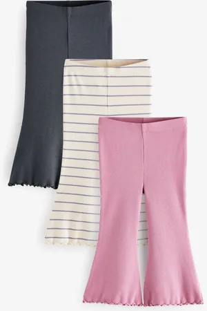 Next Ribbed Flare Leggings 3 Pack (3mths-7yrs)3