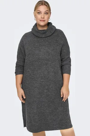 ONLY Roll Neck Knitted Jumper DressS 14-16