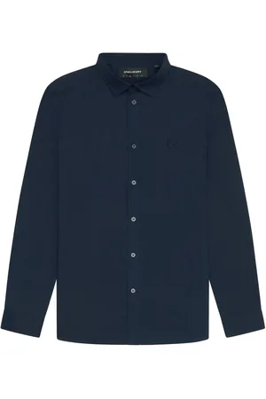 Lyle & Scott Ton-sur-ton popeline eenvoudig te verzorgen overhemdS