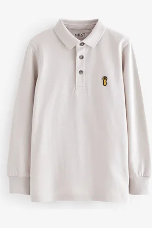 Next Poloshirt met lange mouwen (3