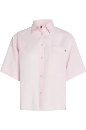Tommy Hilfiger Linen Short Sleeve 100% Linen Shirt34