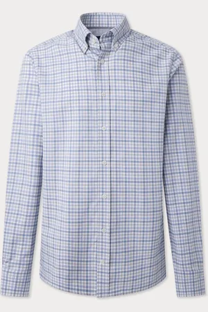 Hackett London Men Red 100% Cotton ShirtL