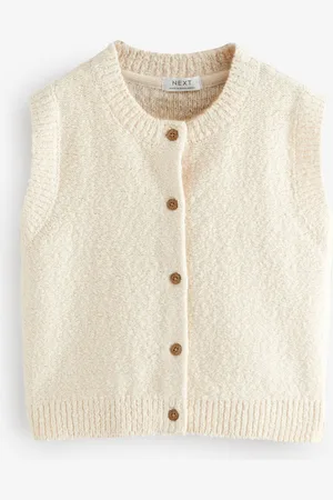 Next Knitted Button Down Tank (3-16yrs)4 Jaar (104cm)