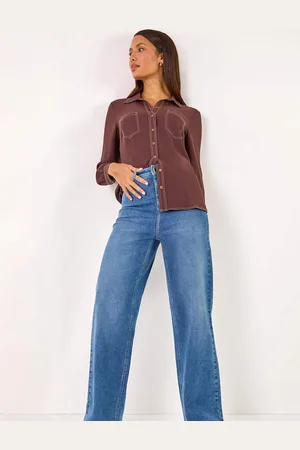 Roman Button Up Pocket Detail Collar Shirt40