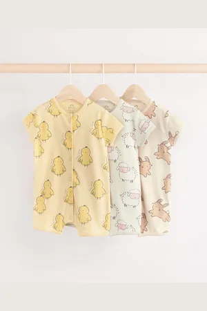 Next Baby Jersey 100% Cotton Rompers 3 Pack (0mths-3yrs)6