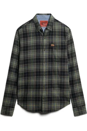 Superdry Houthakkersoverhemd met lange mouwen van 100% katoenM