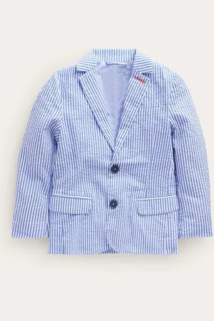Boden Seersucker 100% Cotton Blazer6