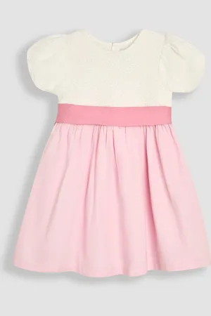 JoJo Maman Bébé Smocked Satin Party Dress8692cm