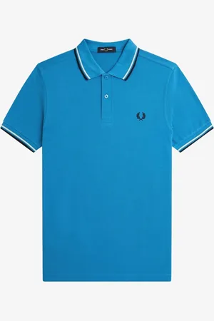 Fred Perry Polo met tweekleurig gestreept randjeX-large