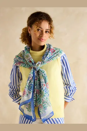 Joules Abberton Lightweight Printed Scarfeen