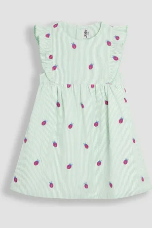 JoJo Maman Bébé Embroidered Pretty Summer Dress9298cm