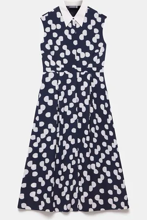 mint&berry Polka Dot Shirt Midi DressEU 42 (UK 14)