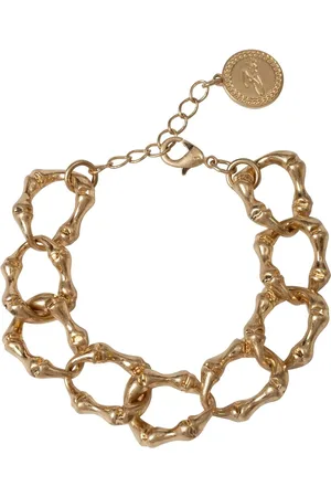 Bibi Bijoux Gold Tone Bamboo Chain Braceleteen