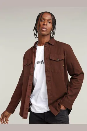 G-Star G-Star marine slim fit overhemd van 100% katoenL