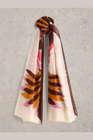 White Stuff Sundance Bird Printed Scarfeen