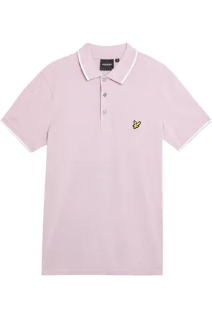 Lyle & Scott Poloshirt met contrasterende randMedium