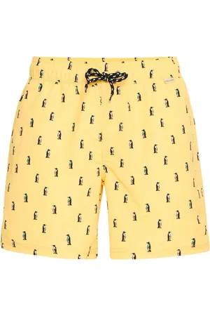 Blend Zwemshort met gemengde pinguïnprintmedium