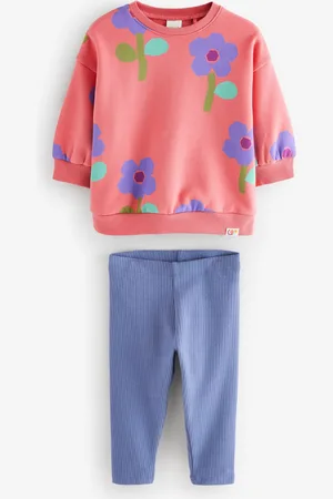 Next 100% Cotton Sweatshirt and Leggings Set (3mths-7yrs)3