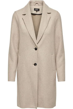 ONLY Soft Feel Mid Length Light Coat34