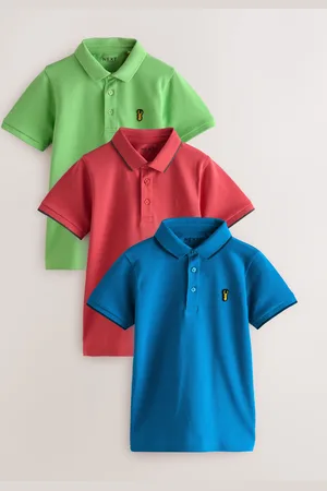 Next Verpakking van 3 poloshirts met korte mouwen (3-16 jr)134140cm