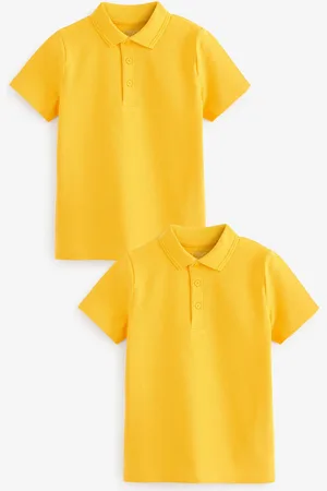 Next Katoenen schoolpoloshirts met korte mouwen van 100% katoen (3-16jr)15 Jaar (170cm)