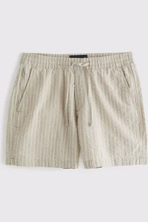 Abercrombie & Fitch 100% Cotton Pull-on Stripe Shortssmall