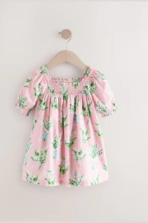 Next Cath Kidston Floral Print Puff Sleeve 100% Cotton Dress (3mths-8yrs)7