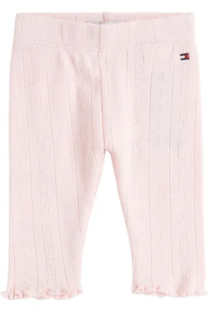 Tommy Hilfiger 100% Cotton Essential Pointelle Leggings50cm