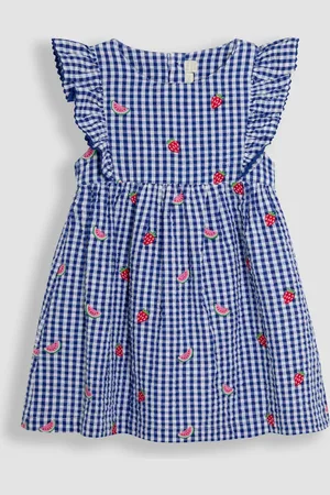 JoJo Maman Bébé Embroidered Pretty Summer Dress110116cm
