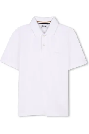 HUGO BOSS Short Sleeve Pique Polo Shirt With Chest Logo128134cm