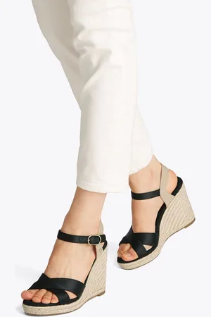 Tommy Hilfiger Satin High Wedge Espadrilleseu36
