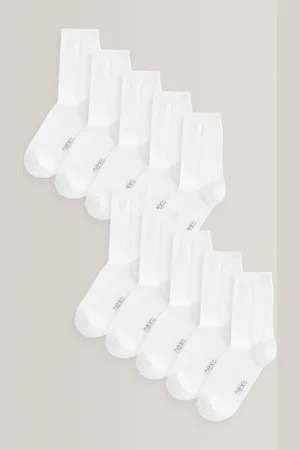 Next Verpakking van 10 paar sokken met hoog aandeel katoenUK 4-6.5