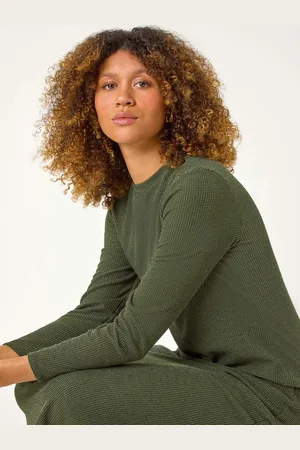 Roman Textured A-Line Knitted Jumper Dress48