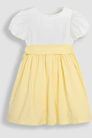 JoJo Maman Bébé Smocked Satin Party Dress8692cm