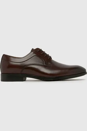 Schuh Rail Leather Derby Brown Shoesuk8eu42