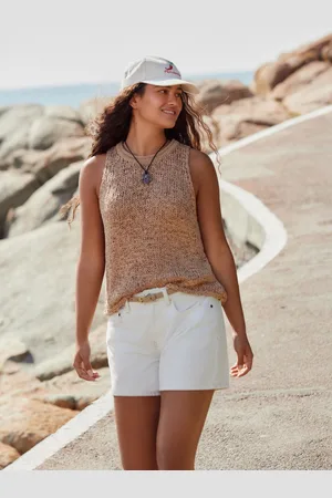 Next 100% Cotton Rigid Denim ShortsEU 42 Petite (UK 14 P)