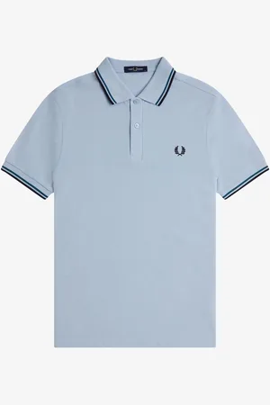 Fred Perry Polo met tweekleurig gestreept randje2X-Large