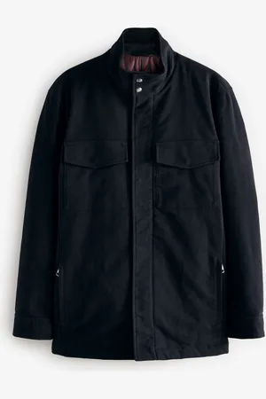 Next Signature Twill Moleskin gewatteerde jas met vier zakkenXL