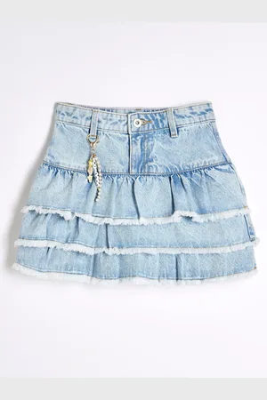 River Island Girls Denim Rara Skirt134140cm