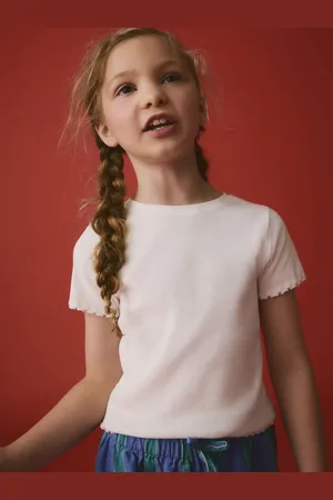 Next Ribbed T-Shirt (3-16yrs)7 Jaar (122cm)