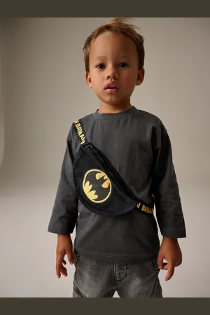 Next Batman 100% Cotton Long Sleeve Bumbag T-Shirt (3mths-8yrs)6