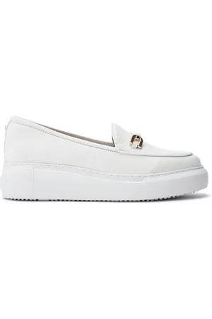 Moda In Pelle Chamomile Wedge Hybrid Loafer White Trainerseu41