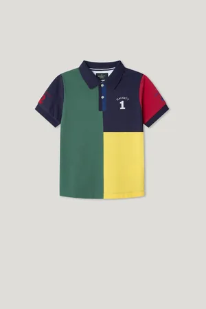 Hackett London Older Boys Green 100% Cotton Polo Shirt146152cm