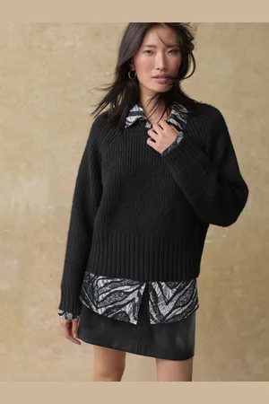 Next Collared Shirt Layer Knitted JumperXL Regular